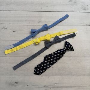 Bow ties Velcro baby toddler clip on‎ bunny tie